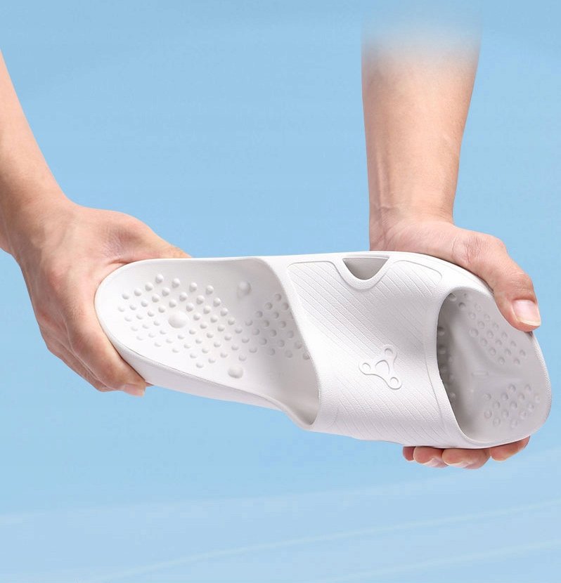 Klapki męskie MASUJĄCE zdrowotne REFLEKSOLOGIA antypoślizgowe GRANAT 36-37 - obrazek 12