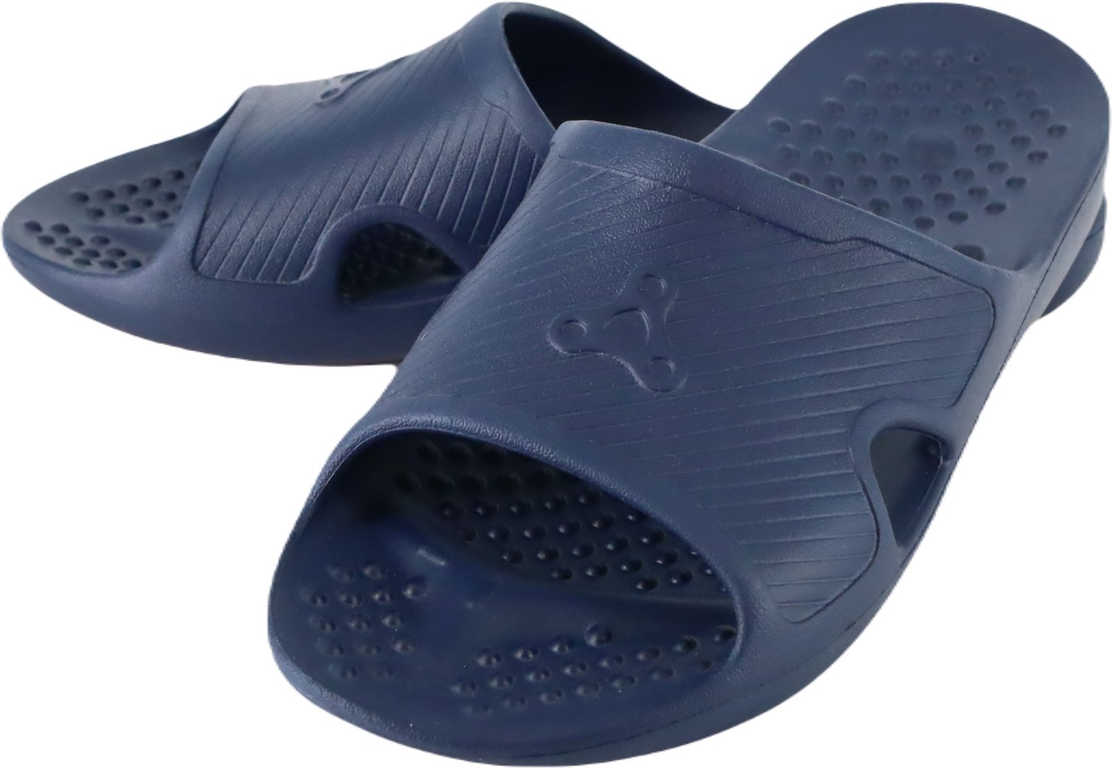 Klapki męskie MASUJĄCE zdrowotne REFLEKSOLOGIA antypoślizgowe GRANAT 36-37 - obrazek 4