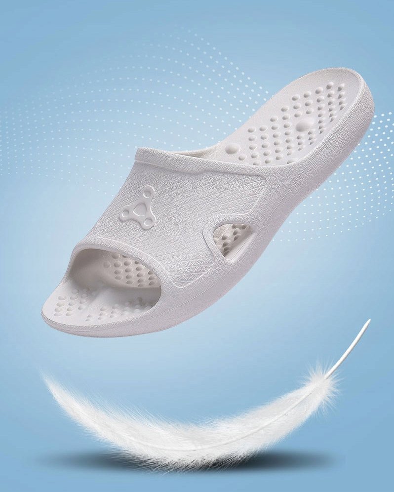 Klapki męskie MASUJĄCE zdrowotne REFLEKSOLOGIA antypoślizgowe GRANAT 44-45 - obrazek 10