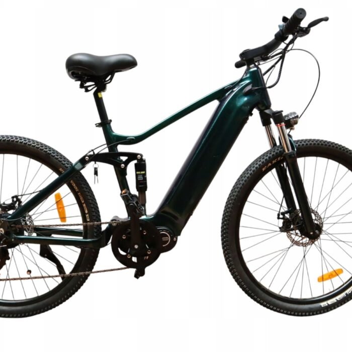 Rower Elektryczny Damski Męski ZAWSZE MLODZIE 250W 10.4Ah Koła 29″ Zielony