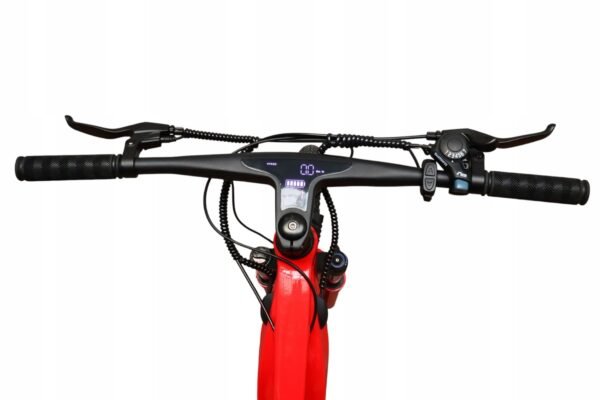 Rower Elektryczny Damski Męski ZAWSZE MLODZIE 250W 10.4Ah Koła 29" Czerwony - obrazek 3